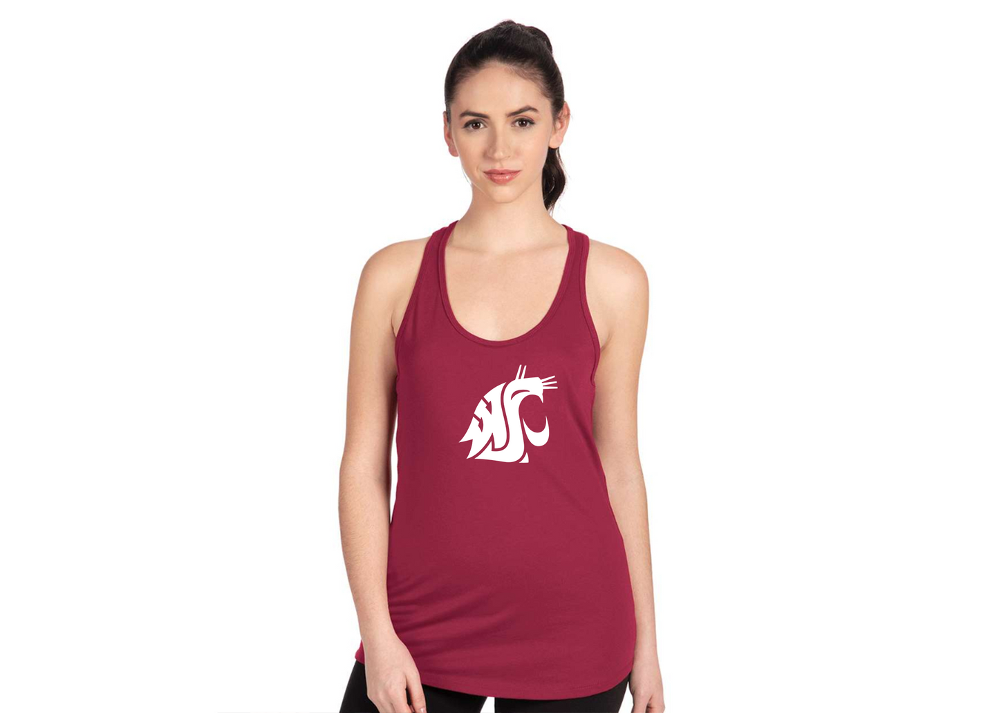 Women's Washington State Cougars Next Level Ideal Racerback Tank