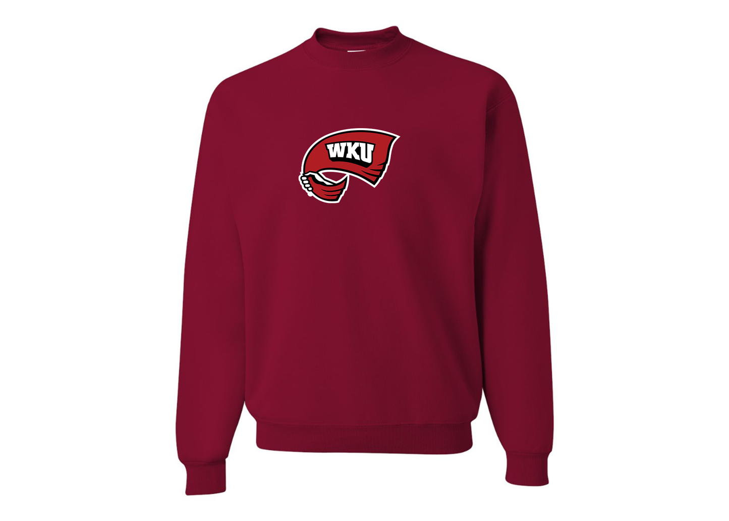 Men's Western Kentucky Hilltoppers JERZEES NuBlend Crewneck Sweatshirt