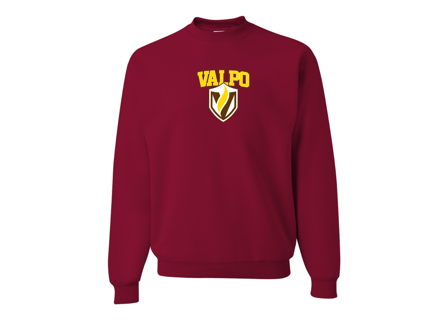 Men's Valparaiso Crusaders JERZEES NuBlend Crewneck Sweatshirt