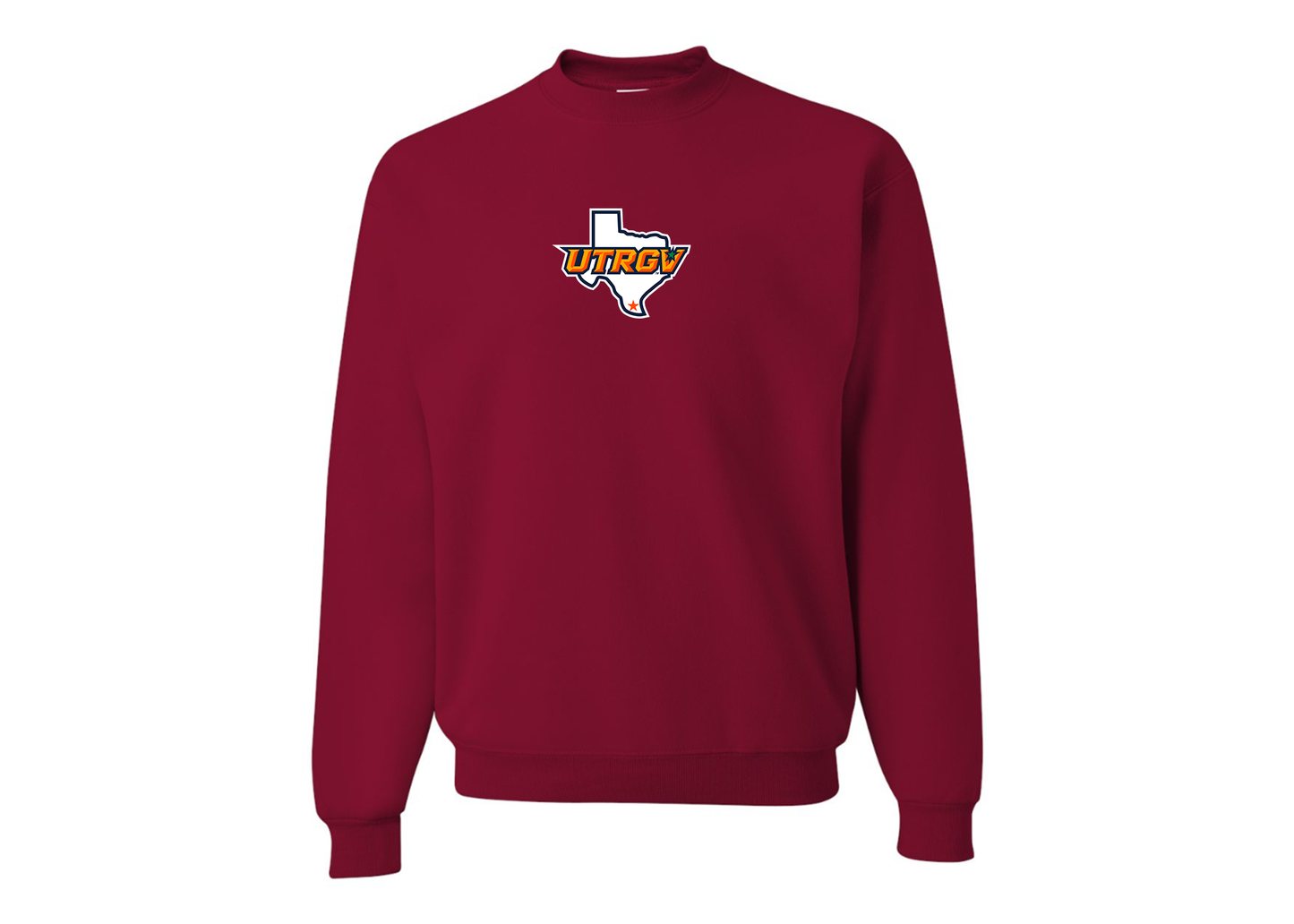 Men's UTRGV Vaqueros JERZEES NuBlend Crewneck Sweatshirt