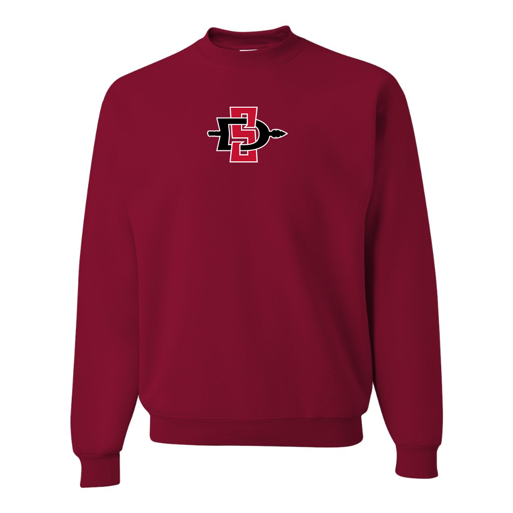 Men's San Diego State Aztecs Logo  JERZEES NuBlend Crewneck Sweatshirt