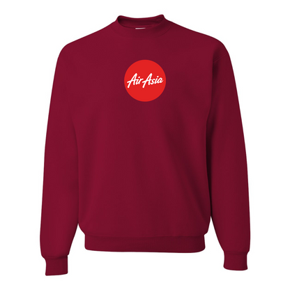 Men's Air Asia Logo  JERZEES NuBlend Crewneck Sweatshirt