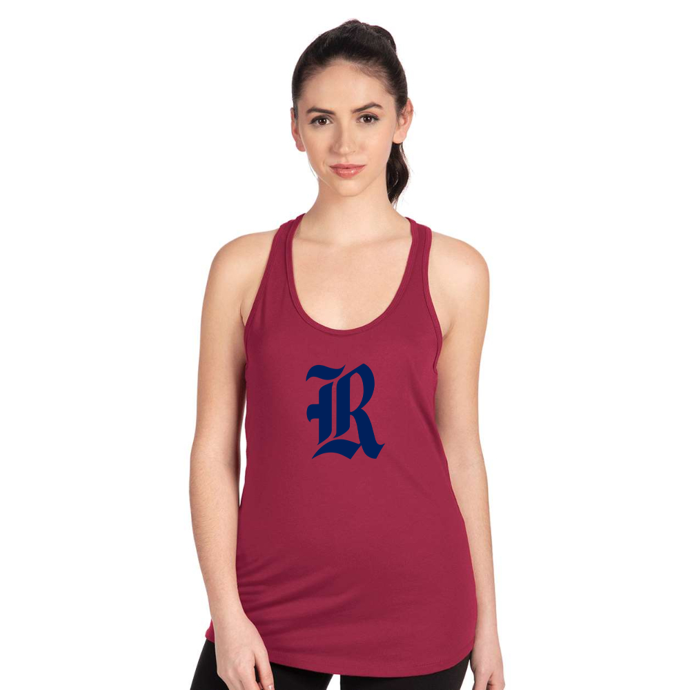 Women's Rice Owls Logo Next Level Ideal Racerback Tank