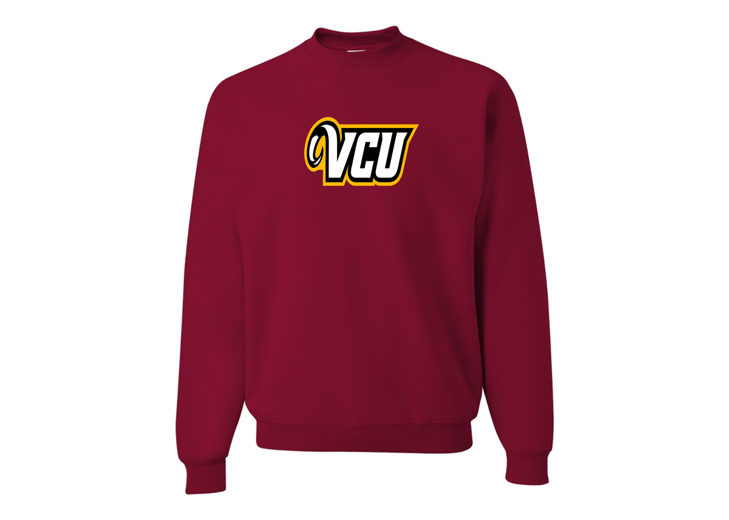 Men's Virginia Commonwealth Rams JERZEES NuBlend Crewneck Sweatshirt