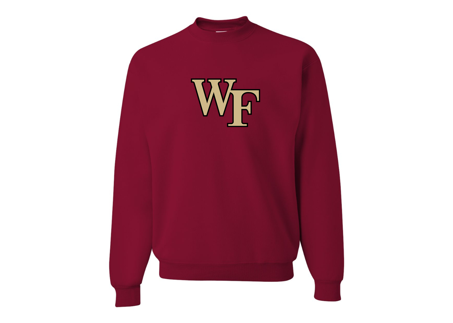 Men's Wake Forest Demon Deacons JERZEES NuBlend Crewneck Sweatshirt