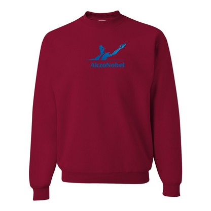 Men's AkzoNobel Logo JERZEES NuBlend Crewneck Sweatshirt