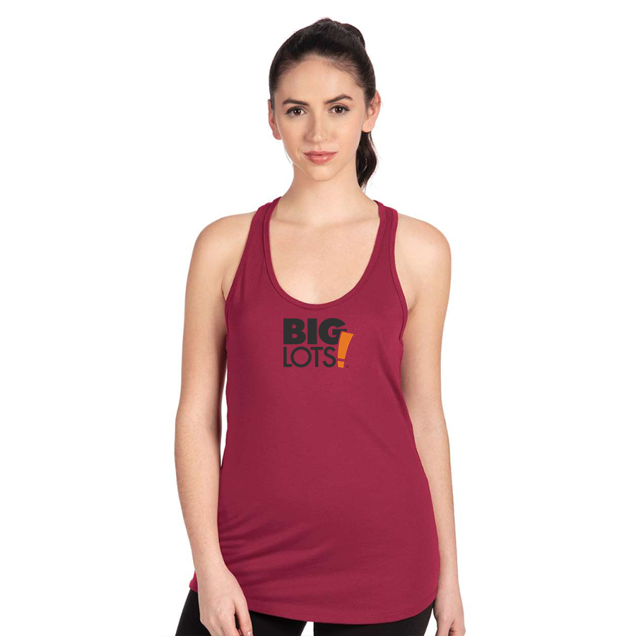 Women's Big Lots Logo Next Level Ideal Racerback Tank