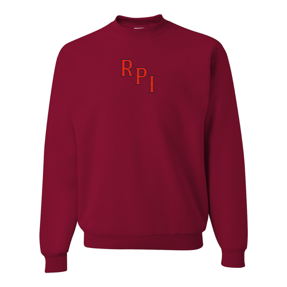 Men's RPI Engineers Logo JERZEES NuBlend Crewneck Sweatshirt