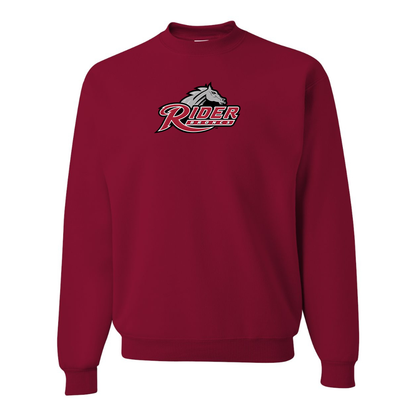 Men's Rider Broncs Logo  JERZEES NuBlend Crewneck Sweatshirt