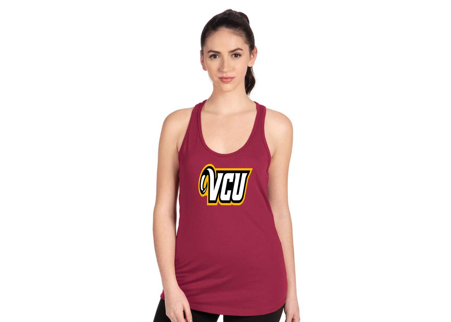 Women's Virginia Commonwealth Rams Next Level Ideal Racerback Tank