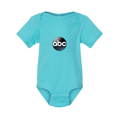Abc Logo  Rabbit Skins Infant Baby Rib Bodysuit