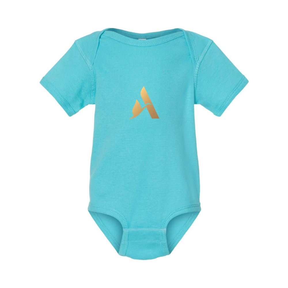 Accor Golden Logo Rabbit Skins Infant Baby Rib Bodysuit