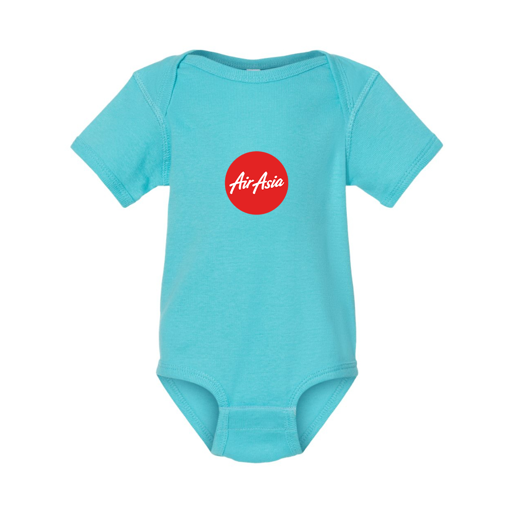 Air Asia Logo  Rabbit Skins Infant Baby Rib Bodysuit