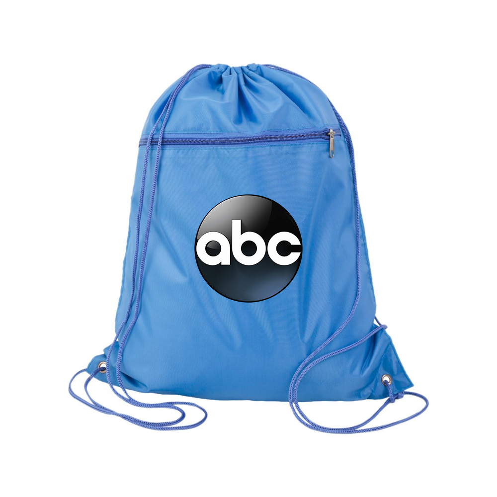 Abc Logo Q-Tees - Polyester Cinchpack