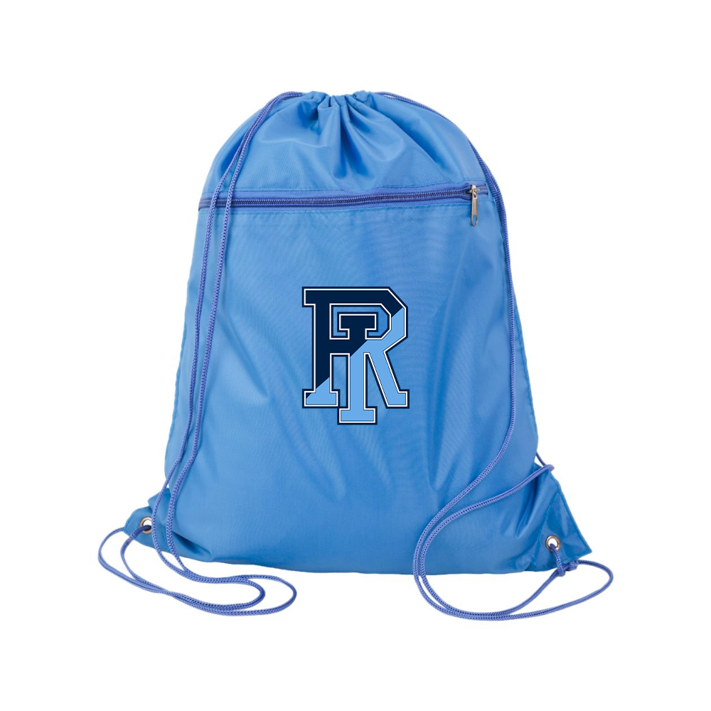 Rhode Island Rams Logo Q-Tees - Polyester Cinchpack