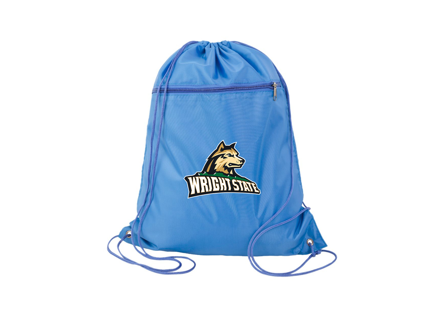 Wright State Raiders Q-Tees - Polyester Cinchpack