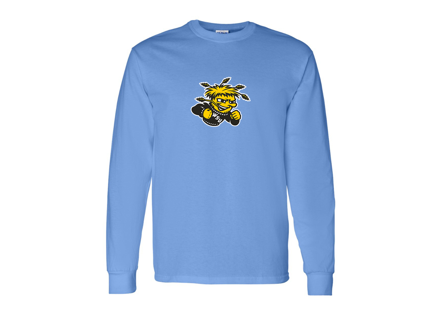 Men's Wichita State Shockers Gildan Heavy Cotton Long Sleeve T-Shirt