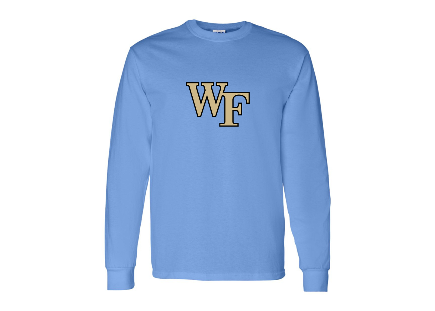 Men's Wake Forest Demon Deacons Gildan Heavy Cotton Long Sleeve T-Shirt