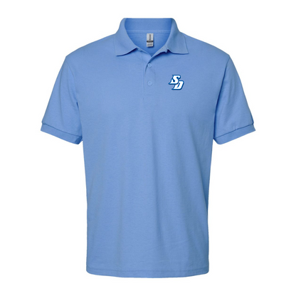 Men's San Diego Toreros Logo Gildan Dry Blend Jersey Polo