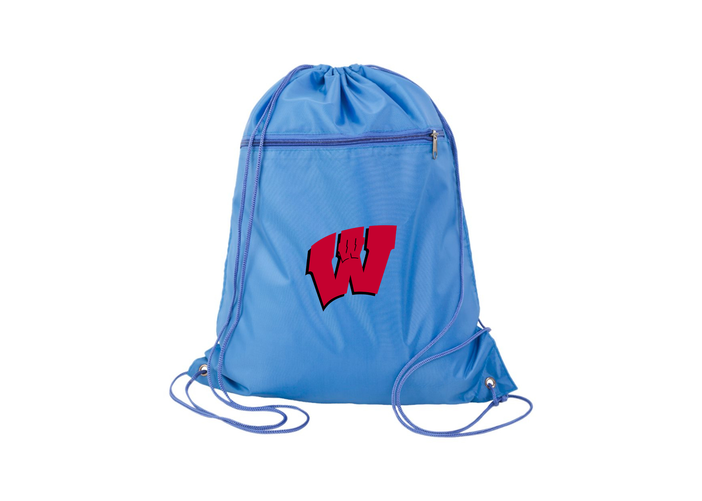 Wisconsin Badgers Q-Tees - Polyester Cinchpack
