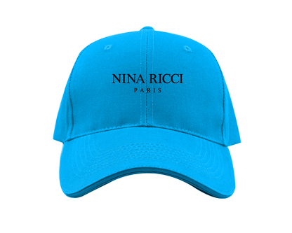 Nina Ricci Paris Logo Dad Baseball Cap Hat