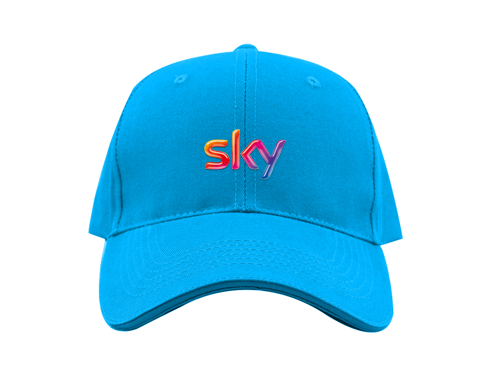 Sky Logo Dad Baseball Cap Hat