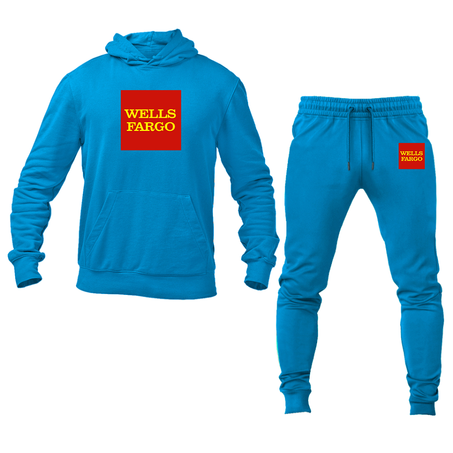 Men's Wells Fargo Logo Hoodie Joggers Set