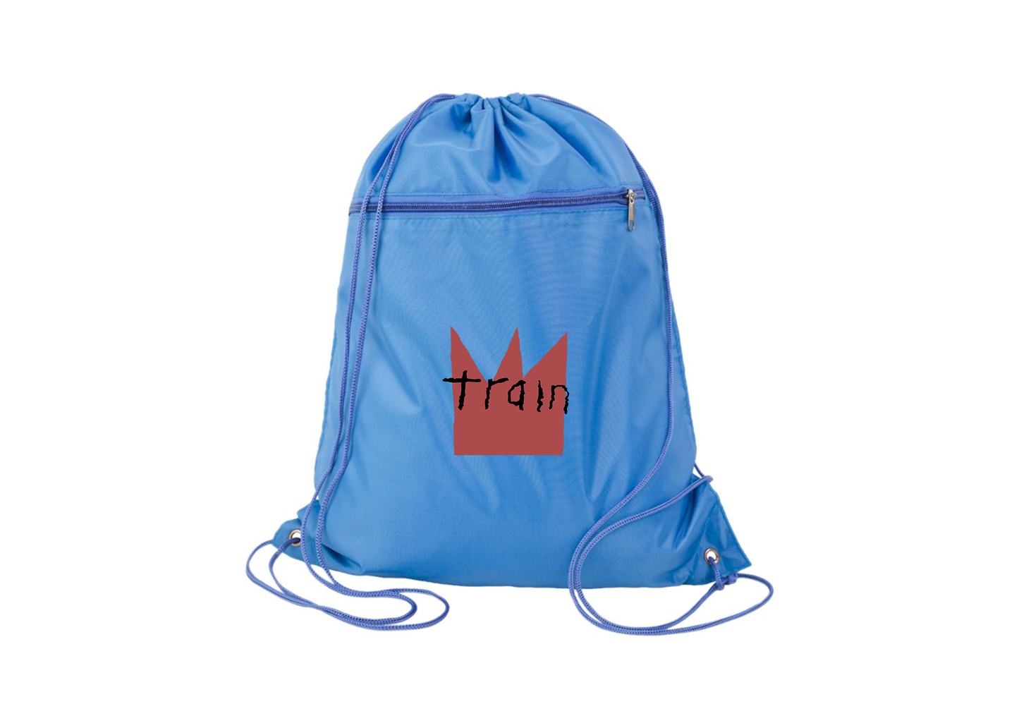 Train Q-Tees - Polyester Cinchpack