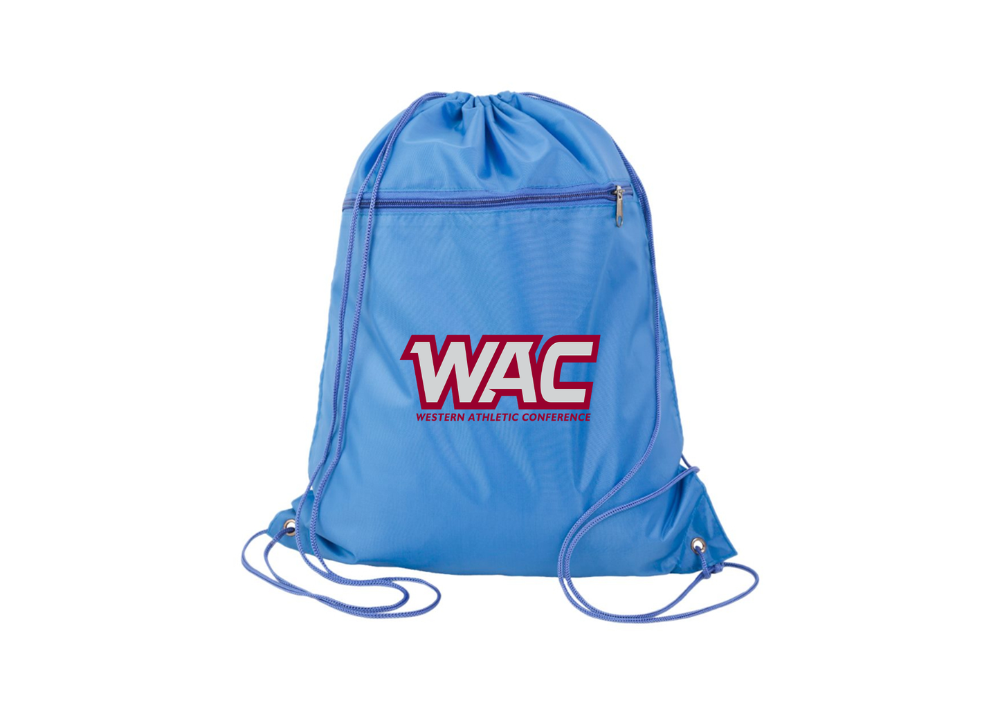 Western Athletic Conference Q-Tees - Polyester Cinchpack