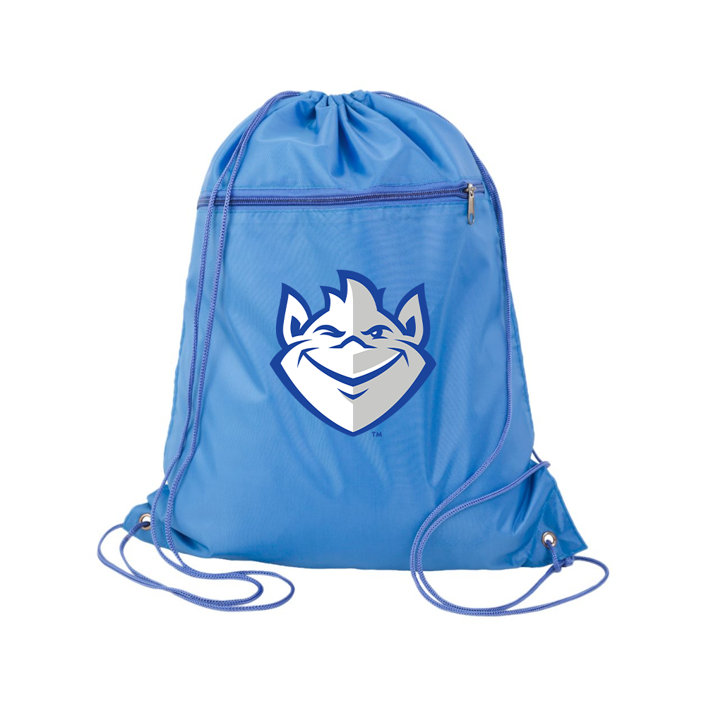 Saint Louis Billikens Logo Q-Tees - Polyester Cinchpack