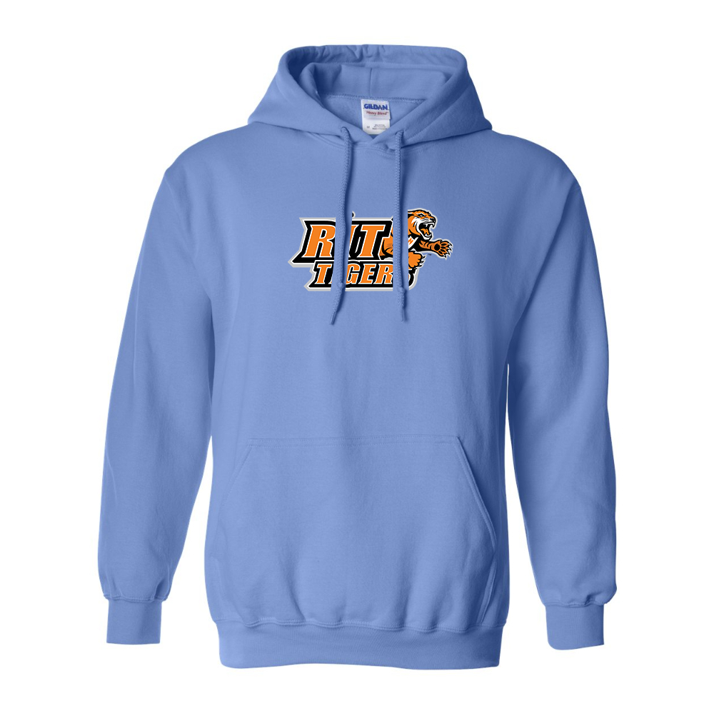 Men's RIT Tigers Logo Gildan  Heavy Blend Hooded Sweatshirt