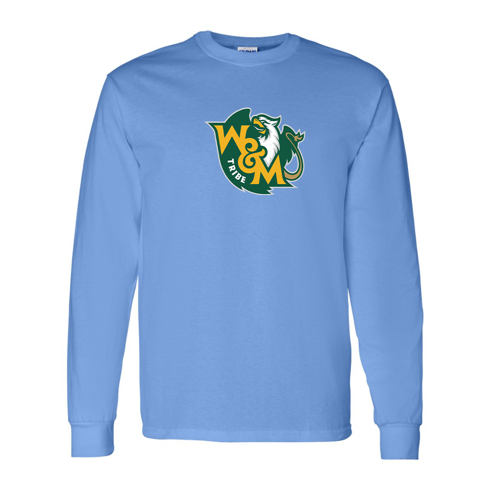 Men's William and Mary Tribe Gildan Heavy Cotton Long Sleeve T-Shirt
