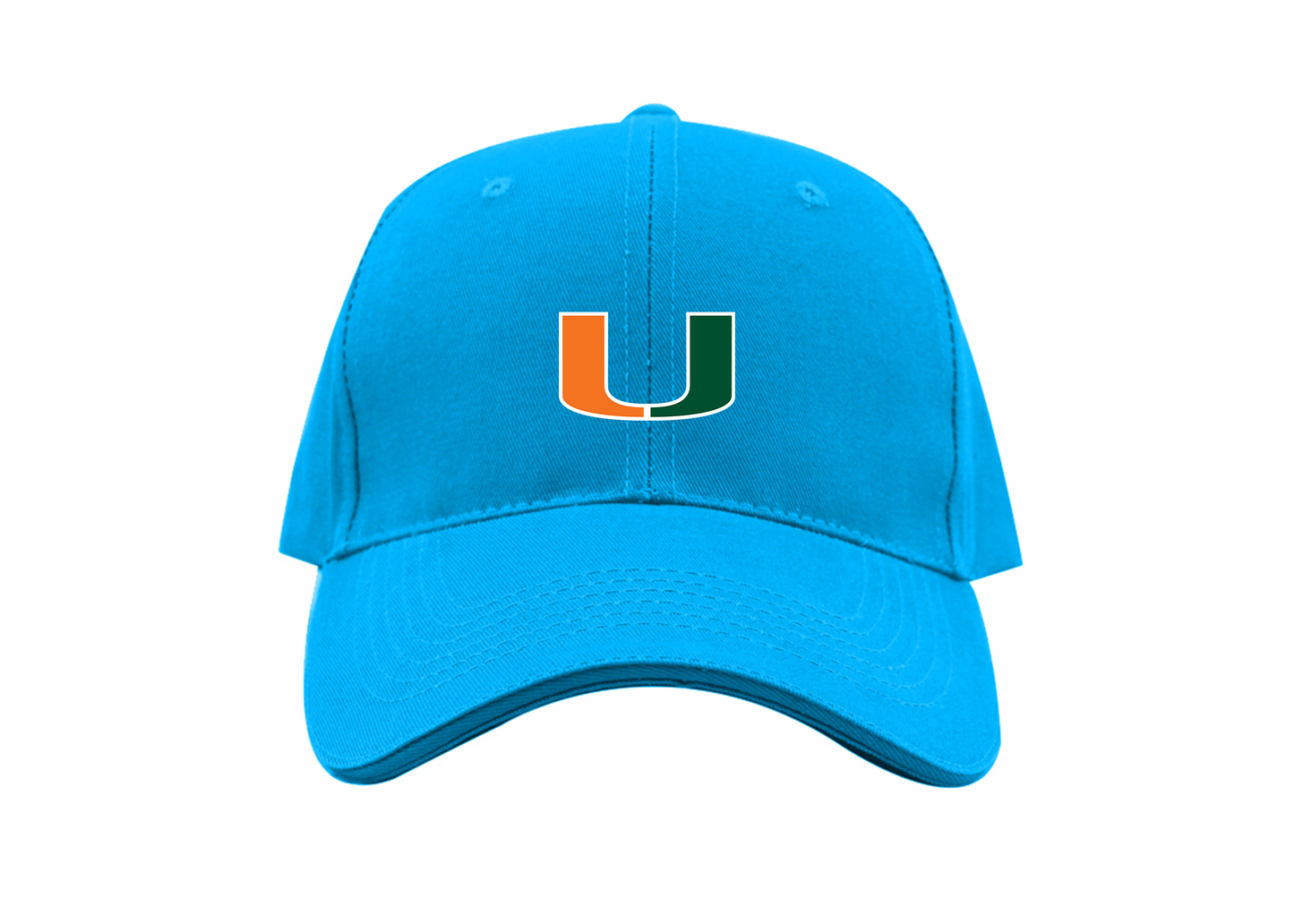 Miami Hurricanes Logo Dad Baseball Cap Hat