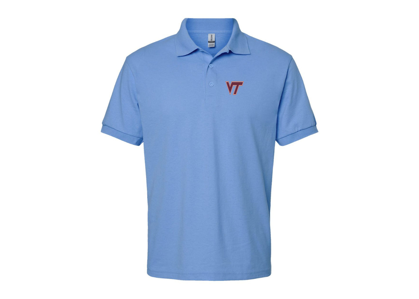 Men's Virginia Tech Hokies Gildan Dry Blend Jersey Polo