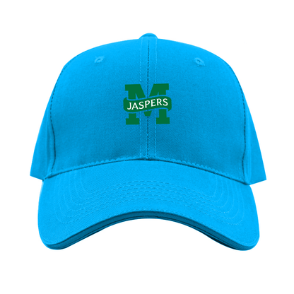 Manhattan Jaspers Logo Dad Baseball Cap Hat