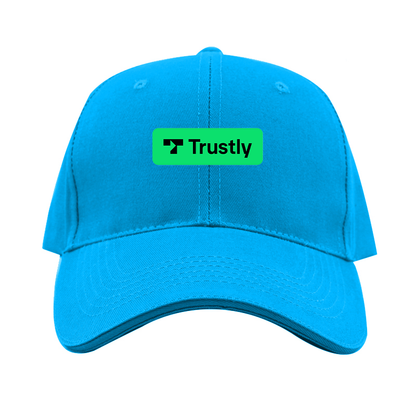 Trustly Horizontal Logo Dad Baseball Cap Hat