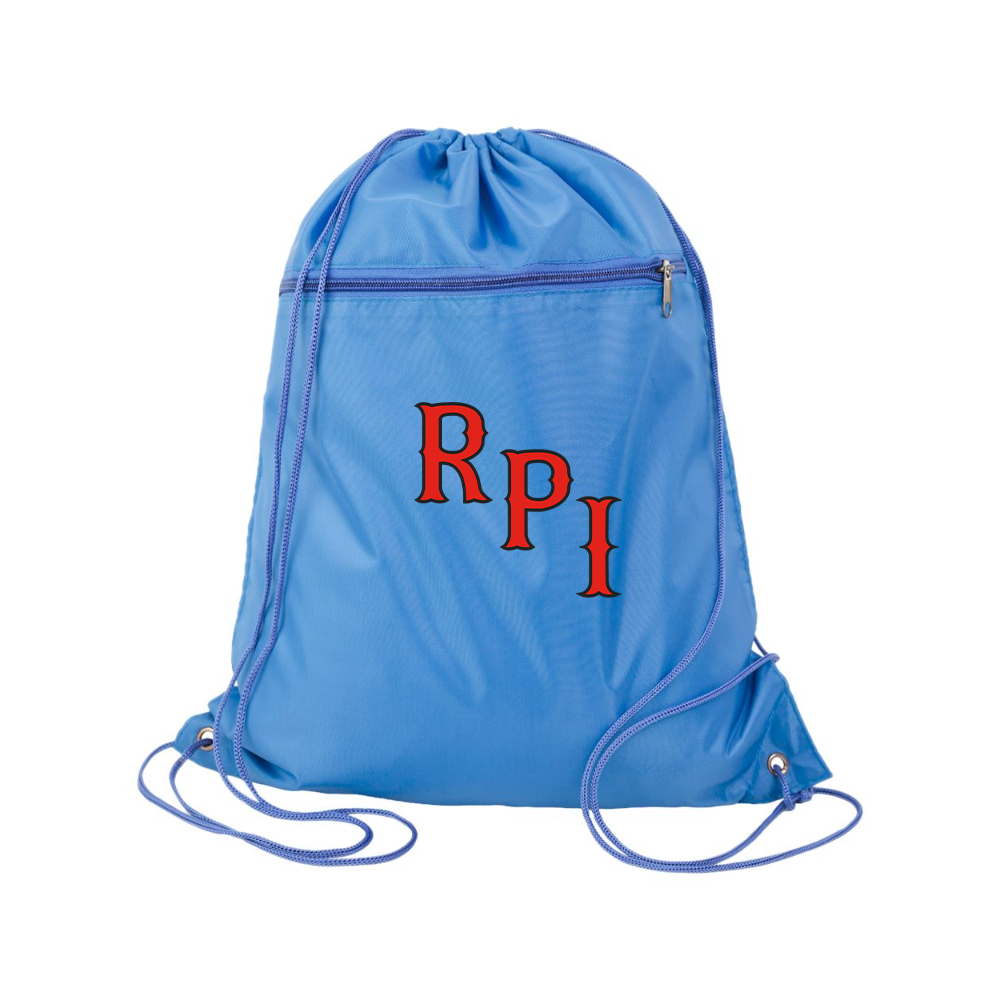 RPI Engineers Logo Q-Tees - Polyester Cinchpack