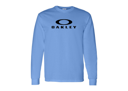 Men's Oakley Logo Gildan Heavy Cotton Long Sleeve T-Shirt