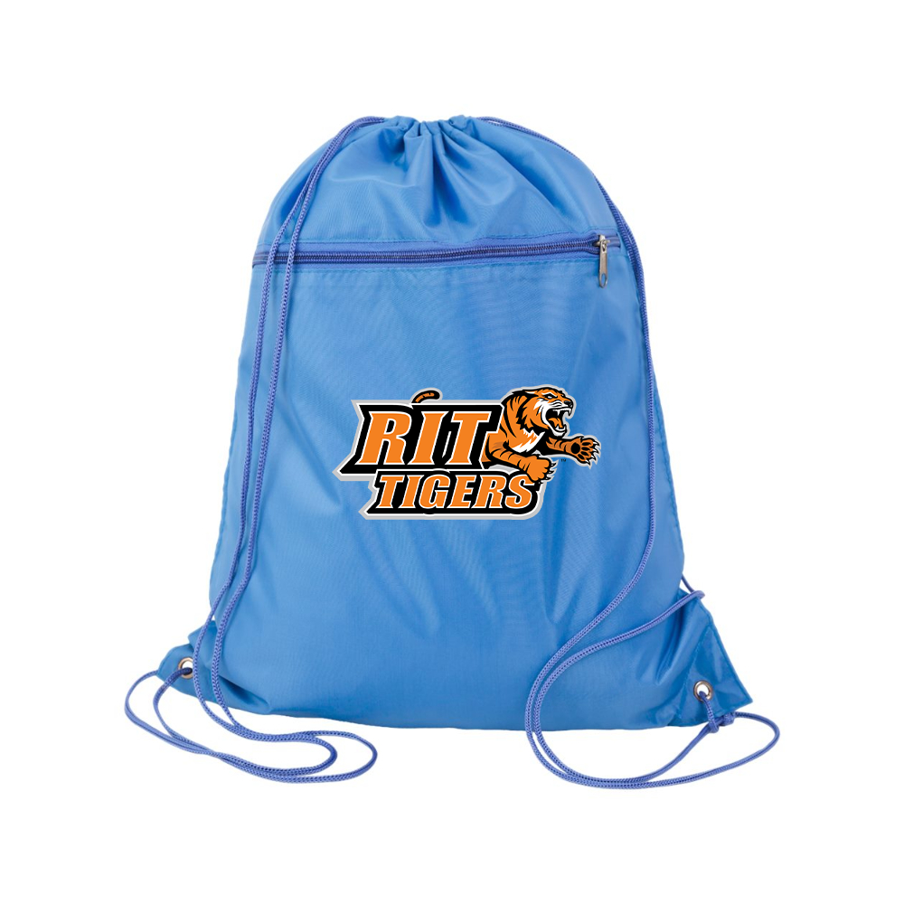 RIT Tigers Logo Q-Tees - Polyester Cinchpack