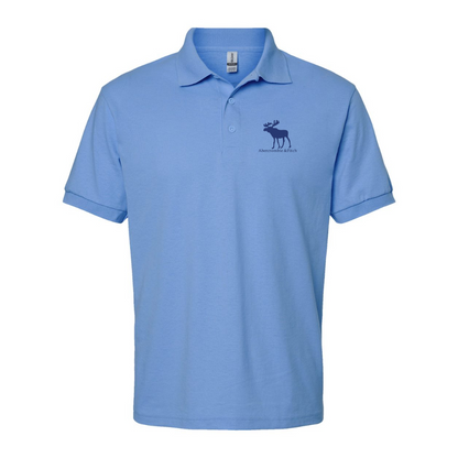 Men's Abercrombie & Fitch Moose Logo Gildan Dry Blend Jersey Polo