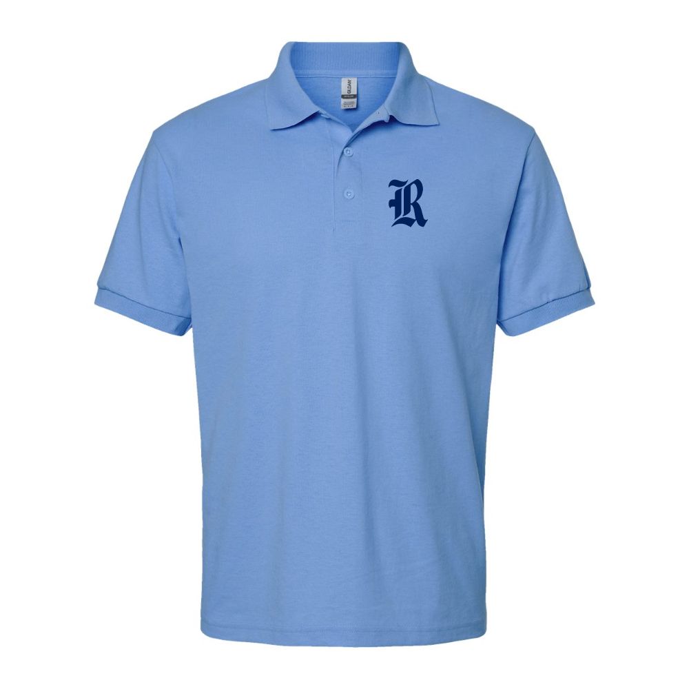 Men's Rice Owls Logo Gildan Dry Blend Jersey Polo