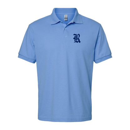 Men's Rice Owls Logo Gildan Dry Blend Jersey Polo