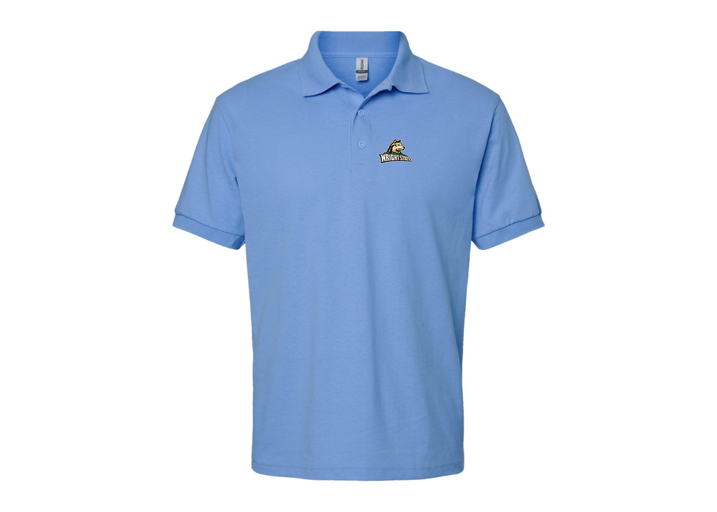 Men's Wright State Raiders Gildan Dry Blend Jersey Polo