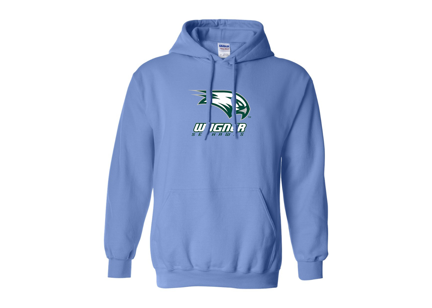 Men's Wagner Seahawks Gildan  Heavy Blend Hooded Sweatshirt
