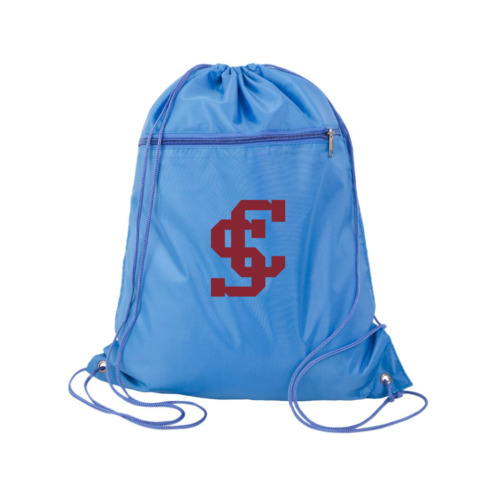 Santa Clara Broncos Logo Q-Tees - Polyester Cinchpack