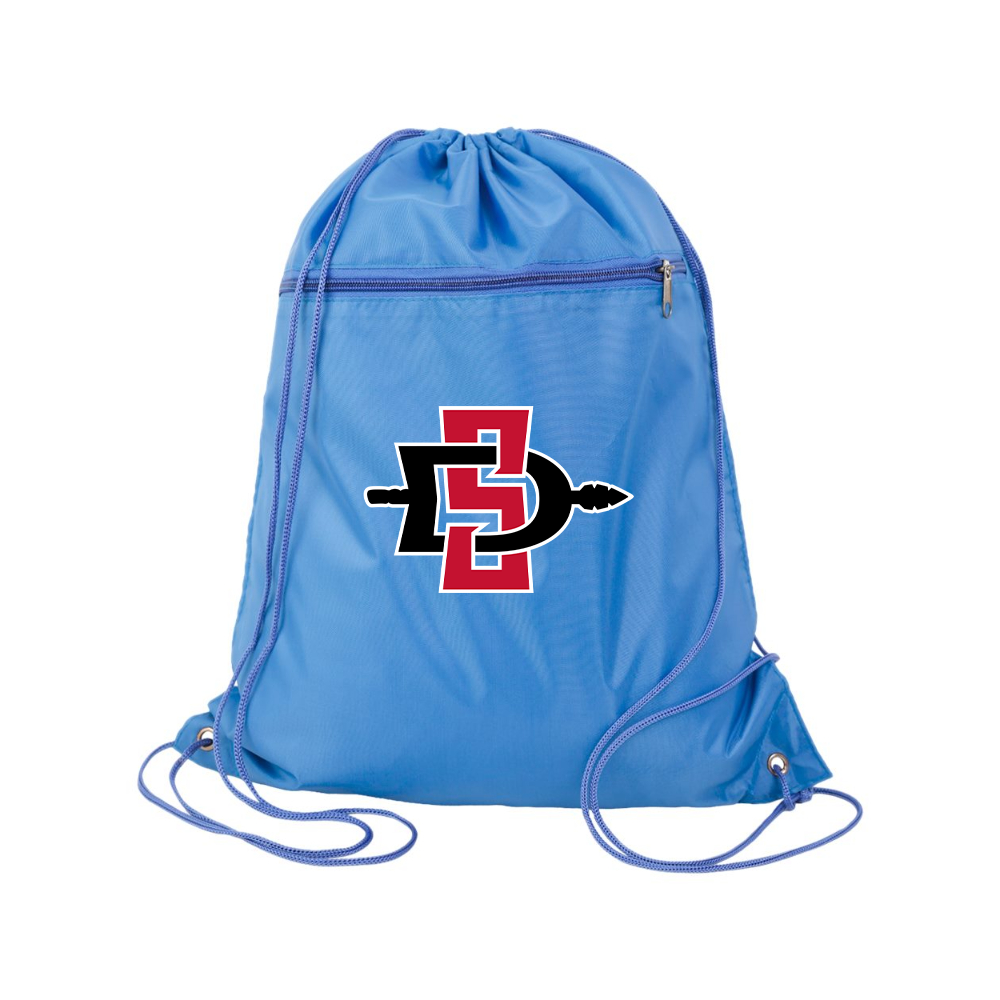 San Diego State Aztecs Logo Q-Tees - Polyester Cinchpack