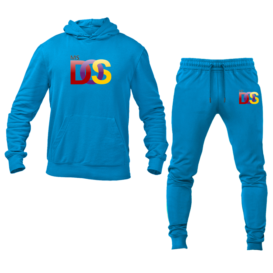 Men's MS DOS Logo Hoodie Joggers Set