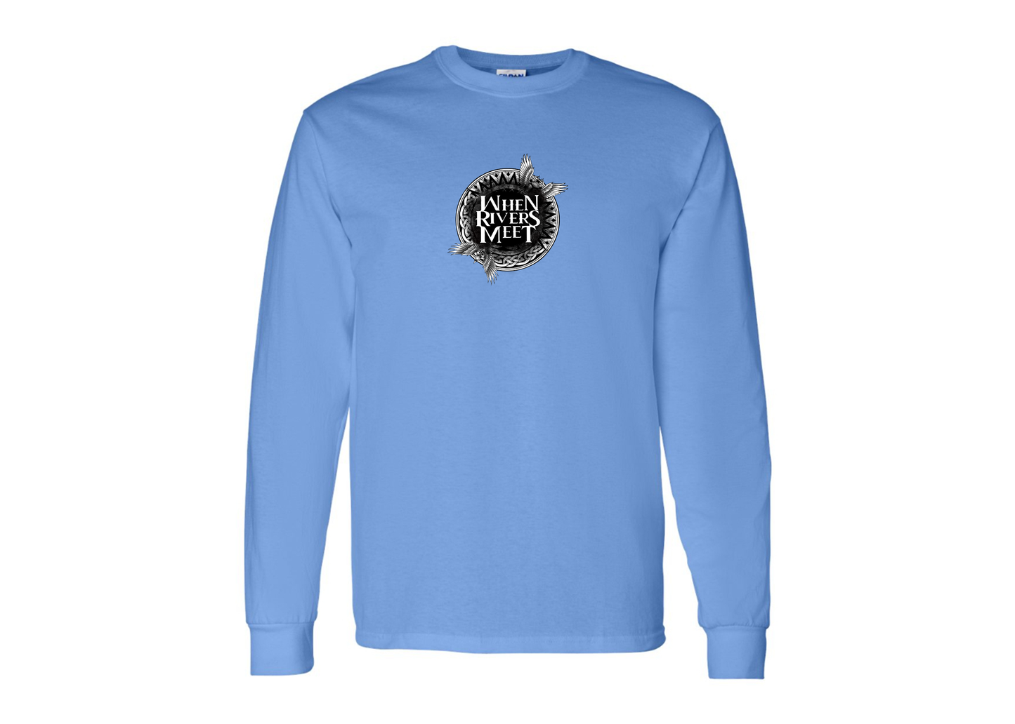 Men's When Rivers Meet Gildan Heavy Cotton Long Sleeve T-Shirt