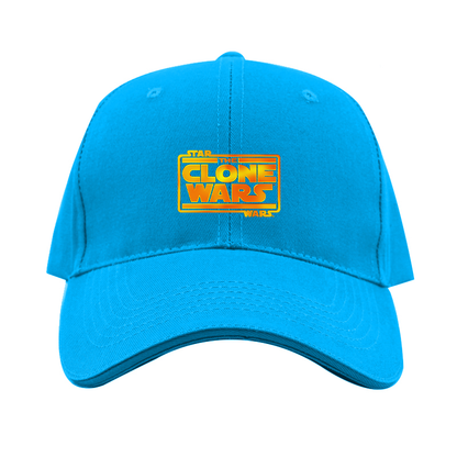 The Clone wars Logo Dad Baseball Cap Hat