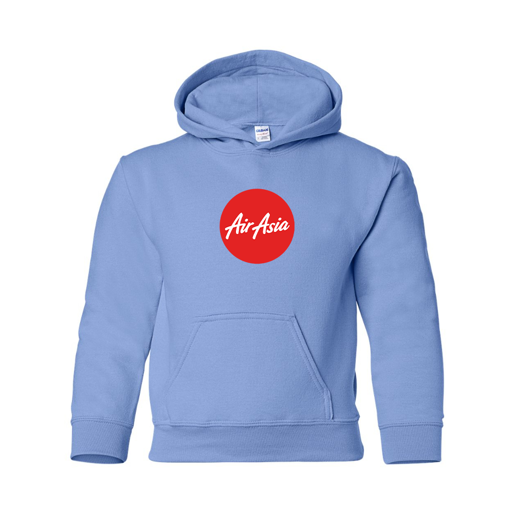 Youth Air Asia Logo Gildan Heavy Blend  Hooded Sweatshirt
